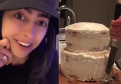 Critican a novia por hacer su propio pastel de bodas; parece de cumpleaños, le dicen