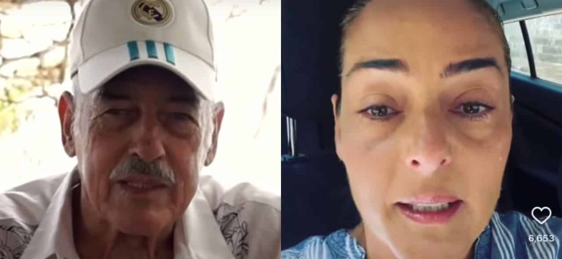Entre lágrimas, hija de Andrés García se defiende de acusaciones de su papá, pero le pide perdón