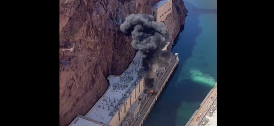 Se registra explosión e incendio en represa Hoover en Nevada, EUA