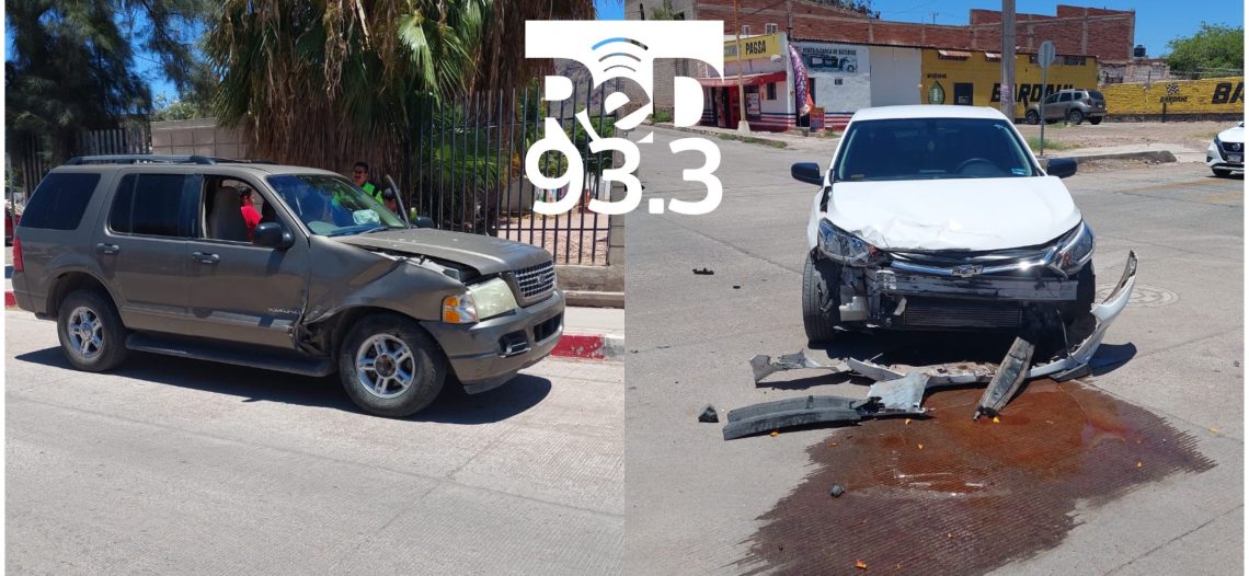 Por no respetar Alto obligatorio, vehículo provoca accidente en Calle Trece