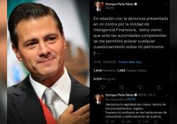 Responde Peña Nieto a la denuncia que le interpuso la UIF