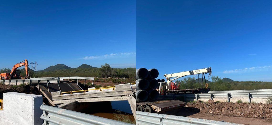 Inician trabajos de reparación en puente San Ramón