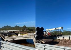 Inician trabajos de reparación en puente San Ramón