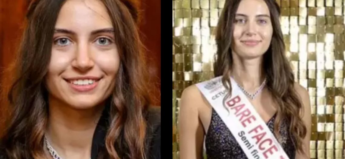 Finalista de Miss Inglaterra compite sin usar maquillaje para resaltar la belleza natural de las mujeres