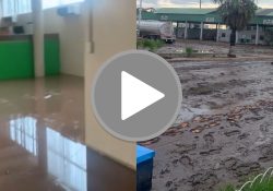 Después de la tormenta…. así la situación en central PEMEX Guaymas