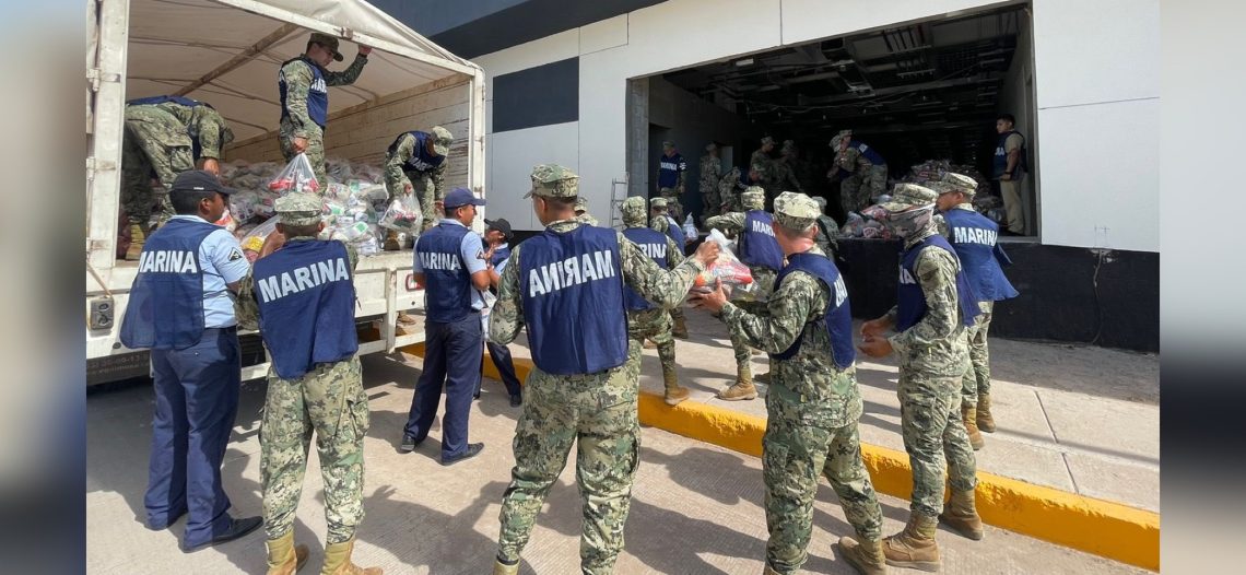 Mantiene la SEMAR su programa de atención a emergencias; instalarán cocinas móviles en Empalme