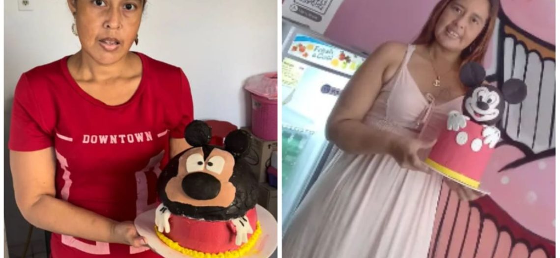 Muere repostera que se hizo viral por pastel de Mickey Mouse malformado