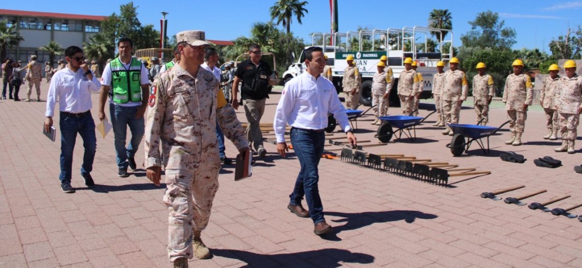 Listos Sedena, Guardia Nacional y Protección Civil Sonora para salvaguardar a la población