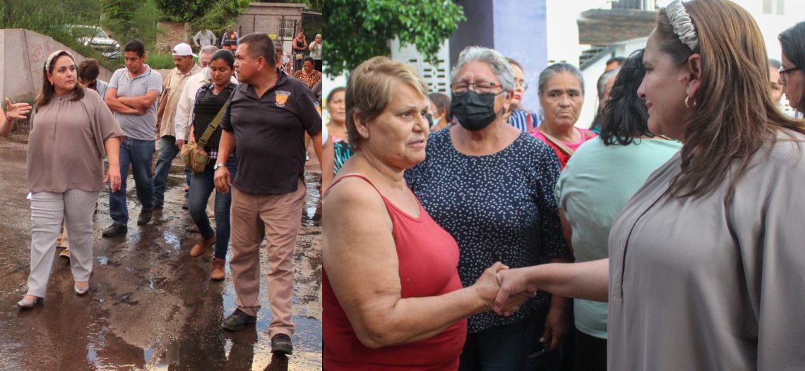 Gracias al trabajo en conjunto Ayuntamiento -CEA se atiende problemática de derrames de aguas negras en sector Fátima; vecinos agradecen gestión de presidenta municipal