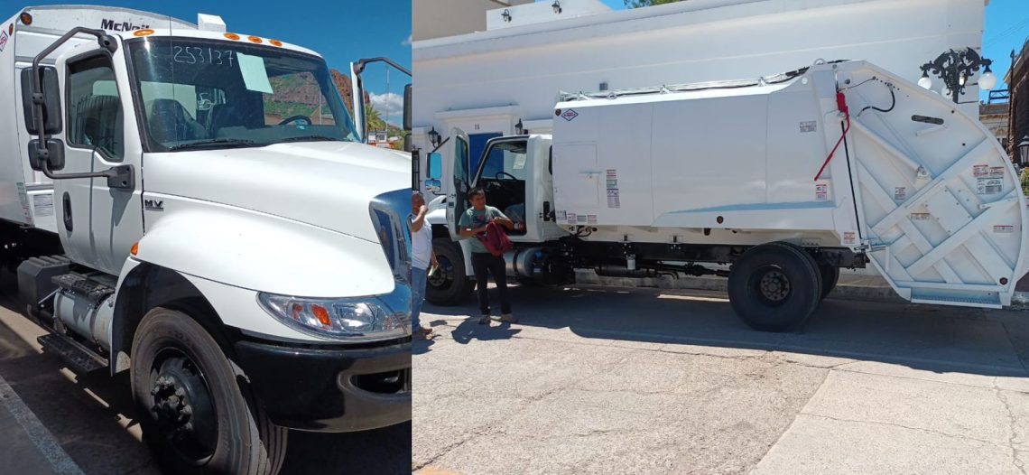 Llega una unidad más para el servicio de recolección de residuos sólidos urbanos; se esperan llegan tres camiones más en los próximos días