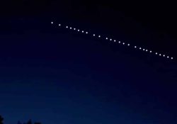 Captan extrañas luces en el cielo de Saltillo, ¿fueron ovnis?