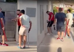 Familia sin hogar irrumpe en una casa y es desalojada por el dueño