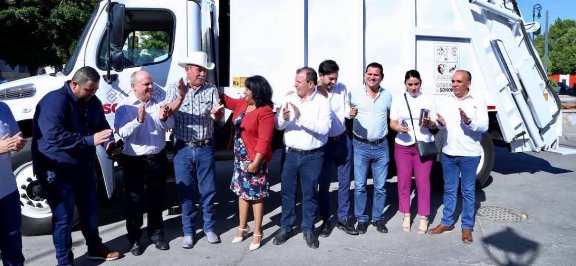 Entrega Cecop camión recolector para el municipio de Bacoachi