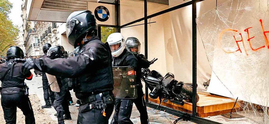Megamarcha en Francia por aumento salarial