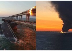 Fuerte explosión en puente de Crimea