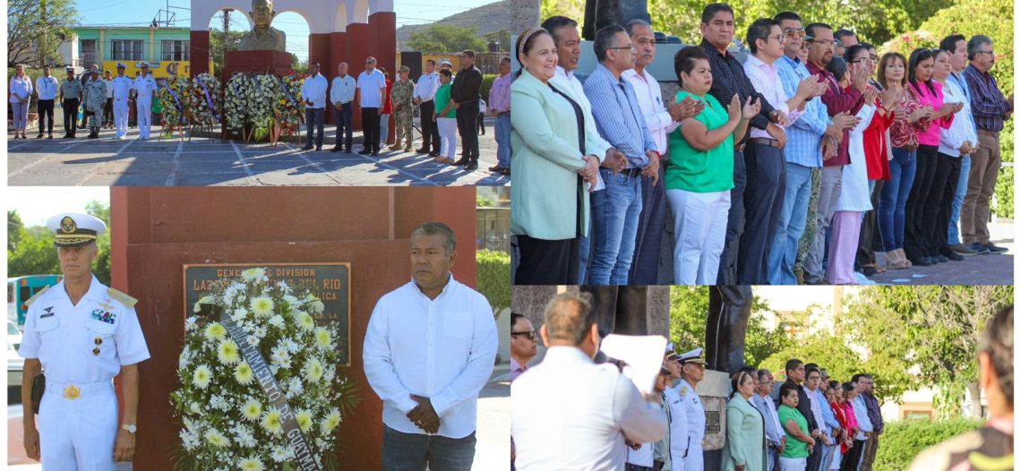 Con guardia de honor conmemoran aniversario luctuoso de Plutarco Elías Calles y Lázaro Cárdenas