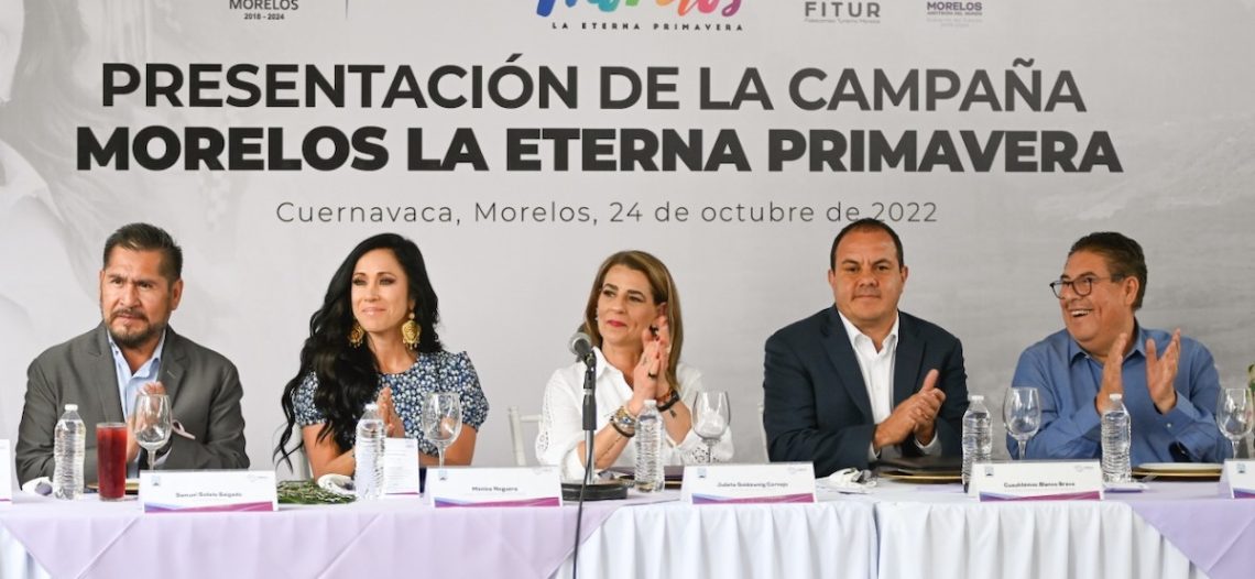 Encabeza Cuauhtémoc Blanco la presentación de ‘Morelos, la eterna primavera’