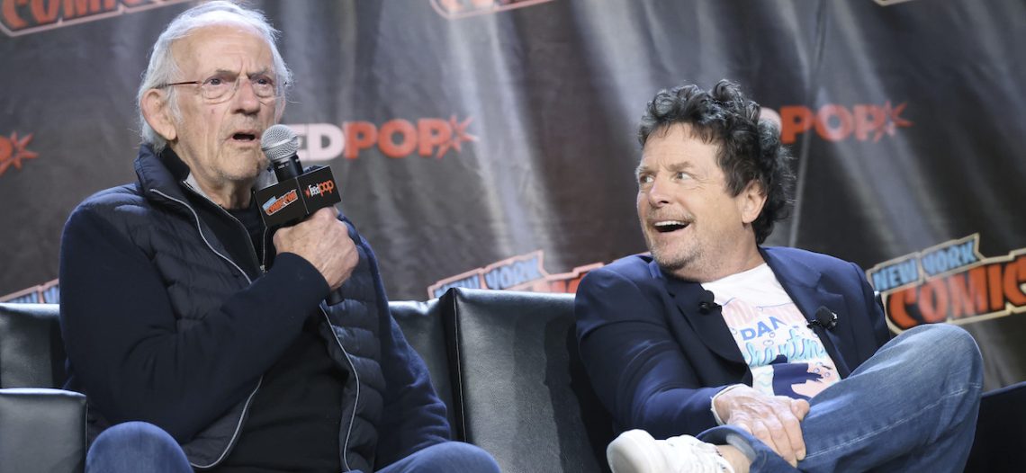 Christopher Lloyd y Michael J. Fox se reúnen en Comic Con de Nueva York