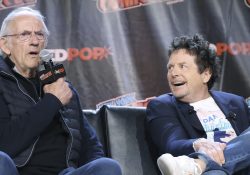Christopher Lloyd y Michael J. Fox se reúnen en Comic Con de Nueva York