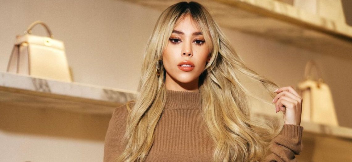 Danna Paola promueve la sana alimentación