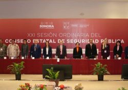 Preside gobernador Alfonso Durazo la sesión ordinaria del Consejo Estatal de Seguridad Pública