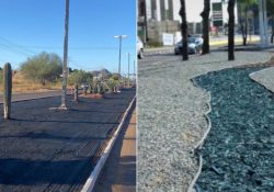 Tendrá ornato con gravilla camellón de Guaymas Norte; dibujos de motivos regionales serán parte del proyecto