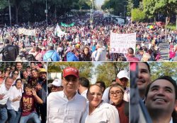 Marchan con López Obrador para celebrar 4 años de mandato morenista; Sonora Presente