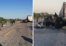 Mueren 7 militares por accidente carretero en Tamaulipas
