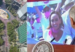 Fue marcha de seguidores de “presidenciables”, acusa el presidente