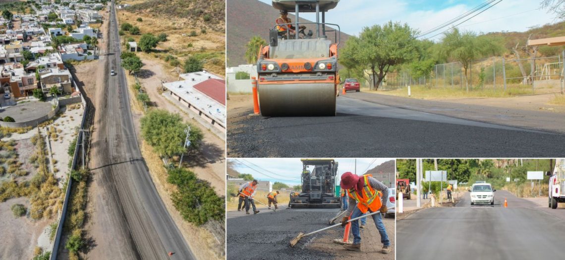 Concluyen trabajos de reparación en bulevar Bacochibampo