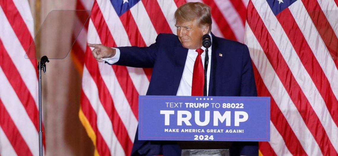 Donald Trump anuncia su aspiración para buscar la presidencia de EE.UU. en 2024