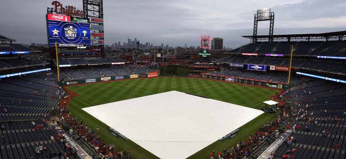 Suspenden Juego 3 de la Serie Mundial entre Astros y Filis