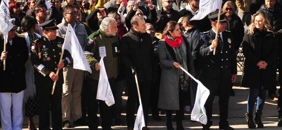 Encabeza Alfonso Durazo banderazo nacional del Operativo Vacacional de Invierno 2022