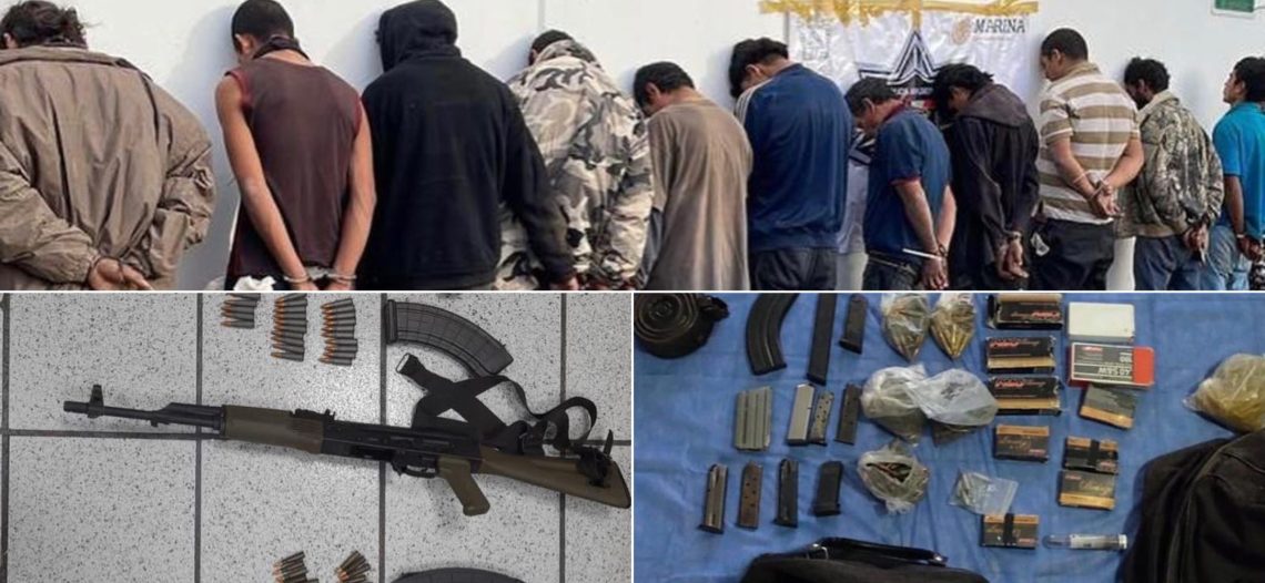 Suman 22 detenciones por acciones violentas en Guaymas y Empalme