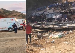 Murieron 11 turistas de Guanajuato en autopista de Nayarit