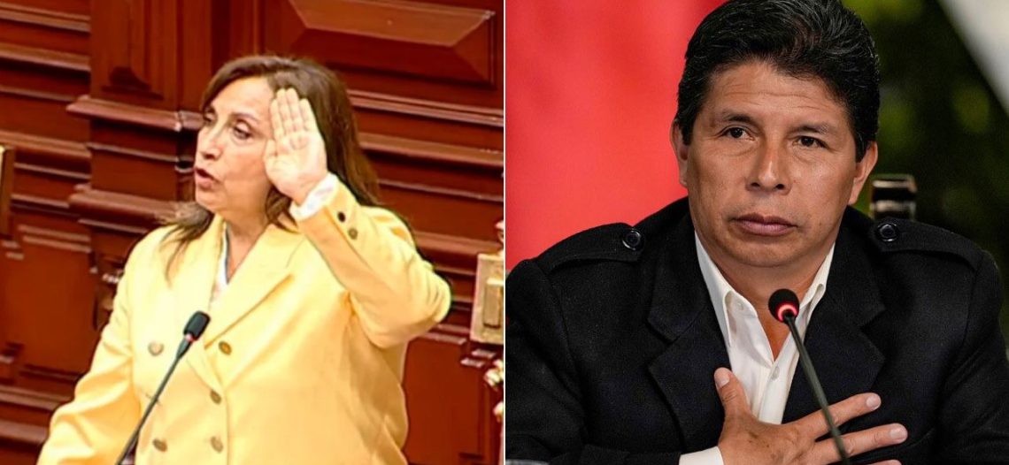 Dina Boluarte toma protesta y pasa a la historia como la primera mujer presidente de Perú; el ahora expresidente Pedro Castillo fue detenido