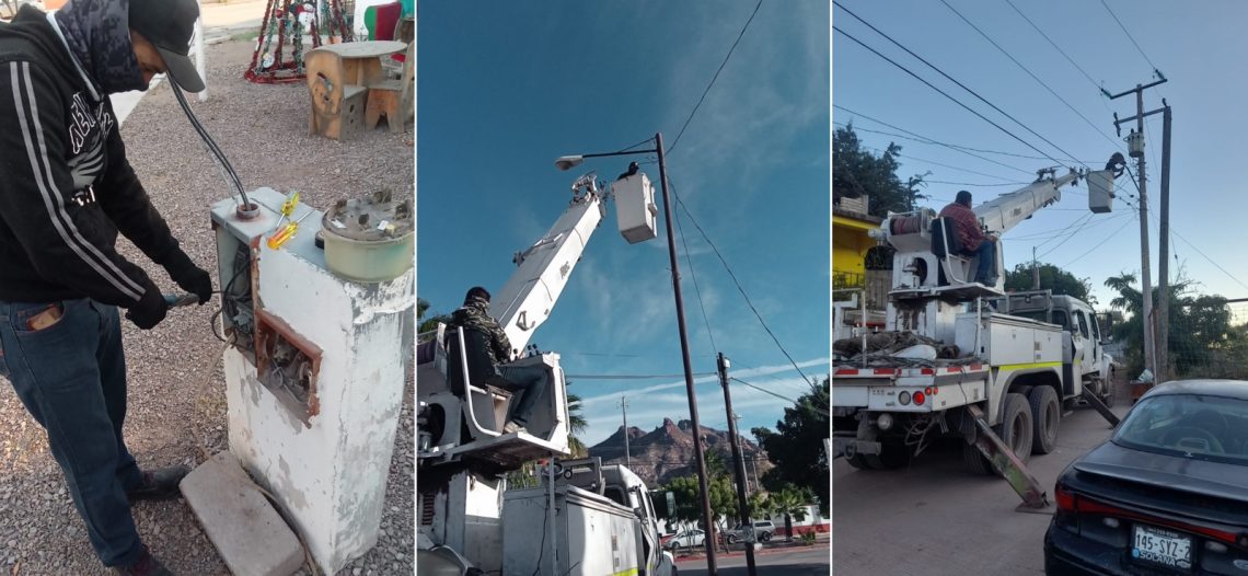 Repara Servicios Públicos líneas de control en sector Fovissste y bulevar Tetakawi