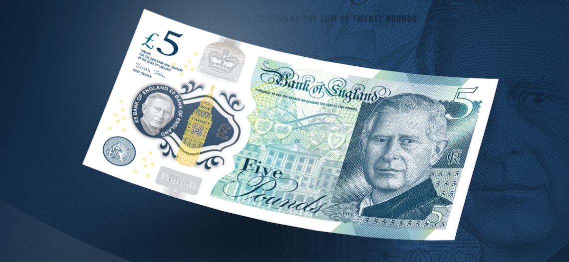Revelan primera imagen de billetes con el rostro del rey Carlos III
