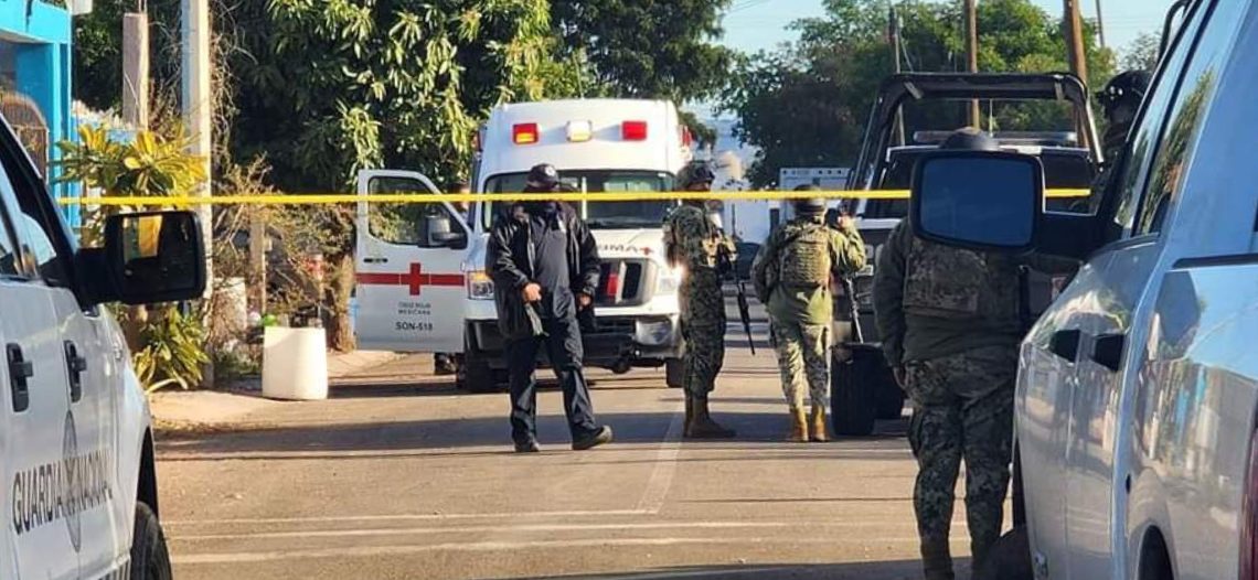 Mueren dos personas luego de ataque armado en norte de Guaymas