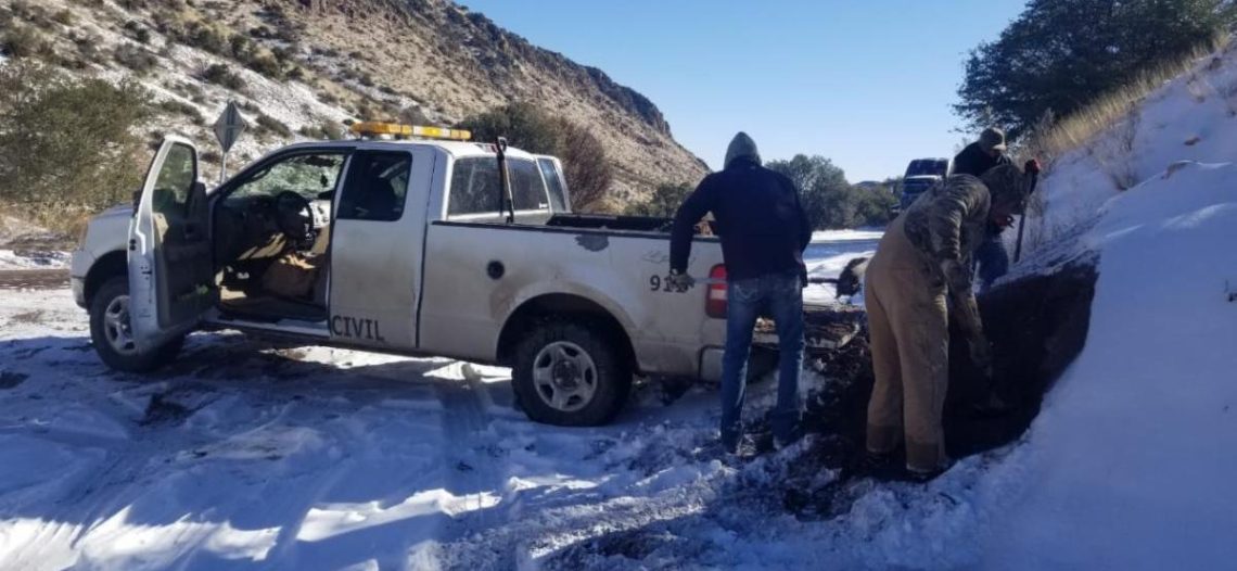 Saldo blanco tras tormenta invernal en Sonora Protección Civil Sonora