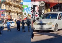 Hombres armados ejecutan a persona en pleno centro de Empalme