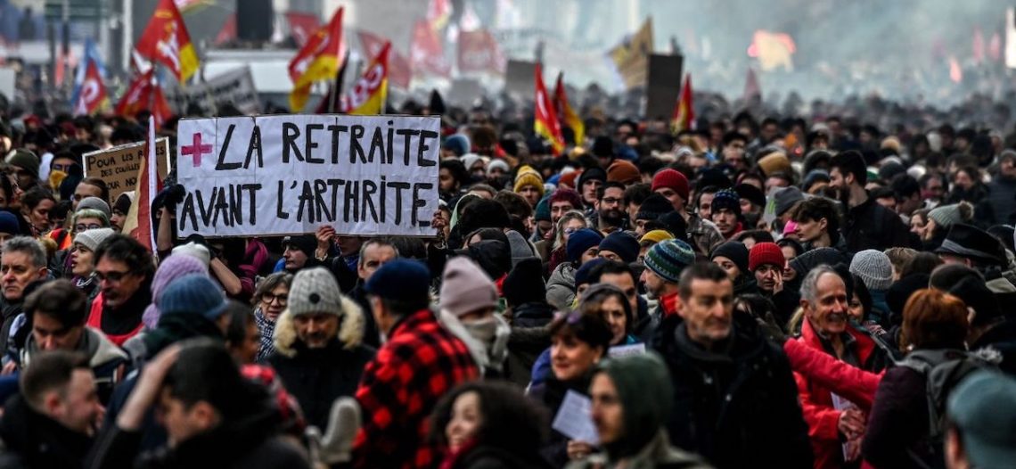 Un millón de franceses rechazan reforma de Macron