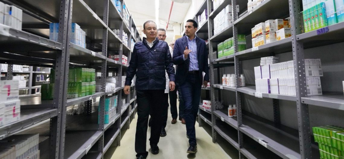 Avanza Gobierno de Sonora para abastecer medicamentos a derechohabientes de Isssteson: Alfonso Durazo