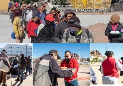 Brindan alimento caliente y cobijas a personas en situación de calle