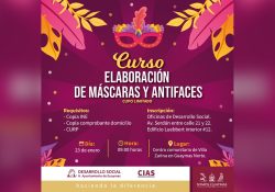 Prepara Ayuntamiento de Guaymas ‘Curso de Elaboración de Máscaras y Antifaces’.