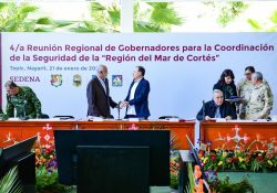Acuerdan trabajo conjunto en materia de seguridad gobernadora y gobernadores de la región del Mar de Cortés