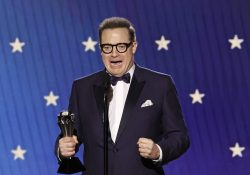 Brendan Fraser se roba la noche con emotivo discurso como mejor actor