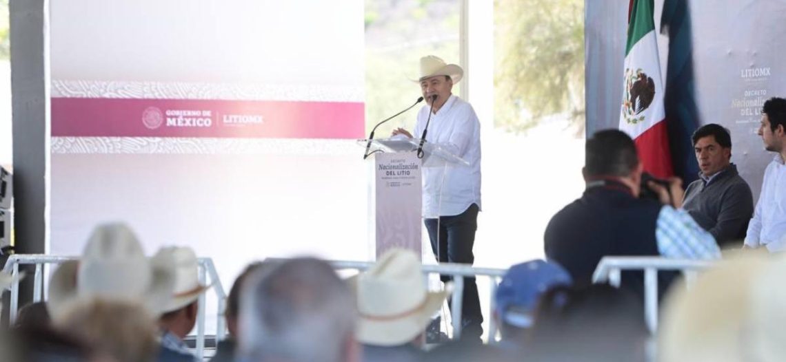 El litio es propiedad de la nación, pero orgullosamente sonorense: Alfonso Durazo
