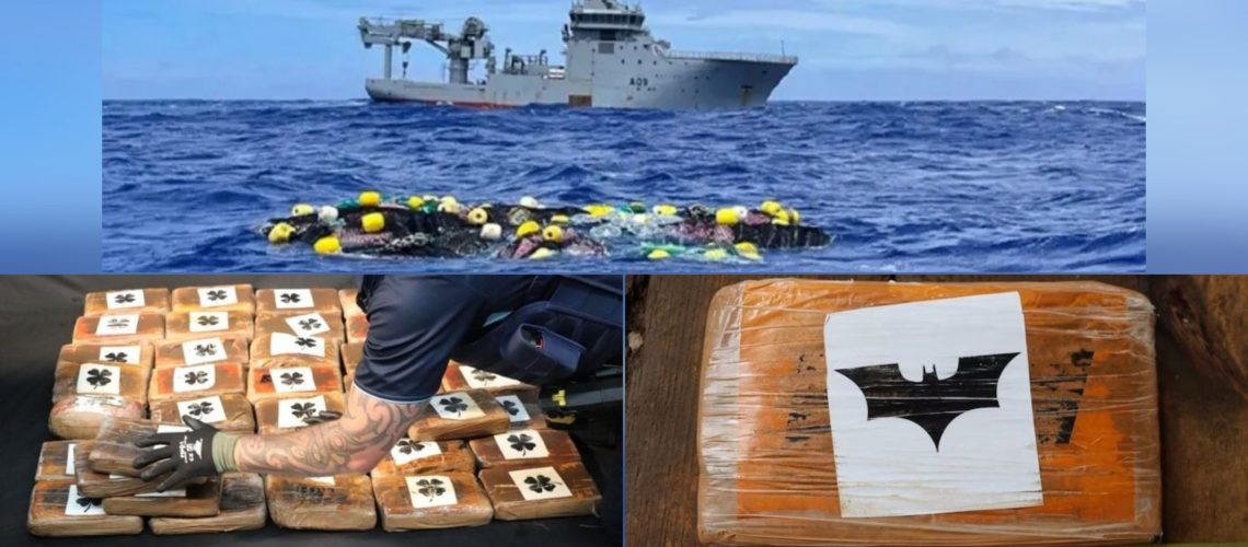 En mares de Nueva Zelanda flotaban más de 3 toneladas de cocaína