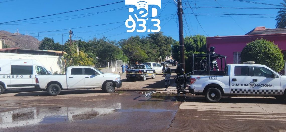 Agresión armada deja persona sin vida en Colonia San Vicente, Guaymas